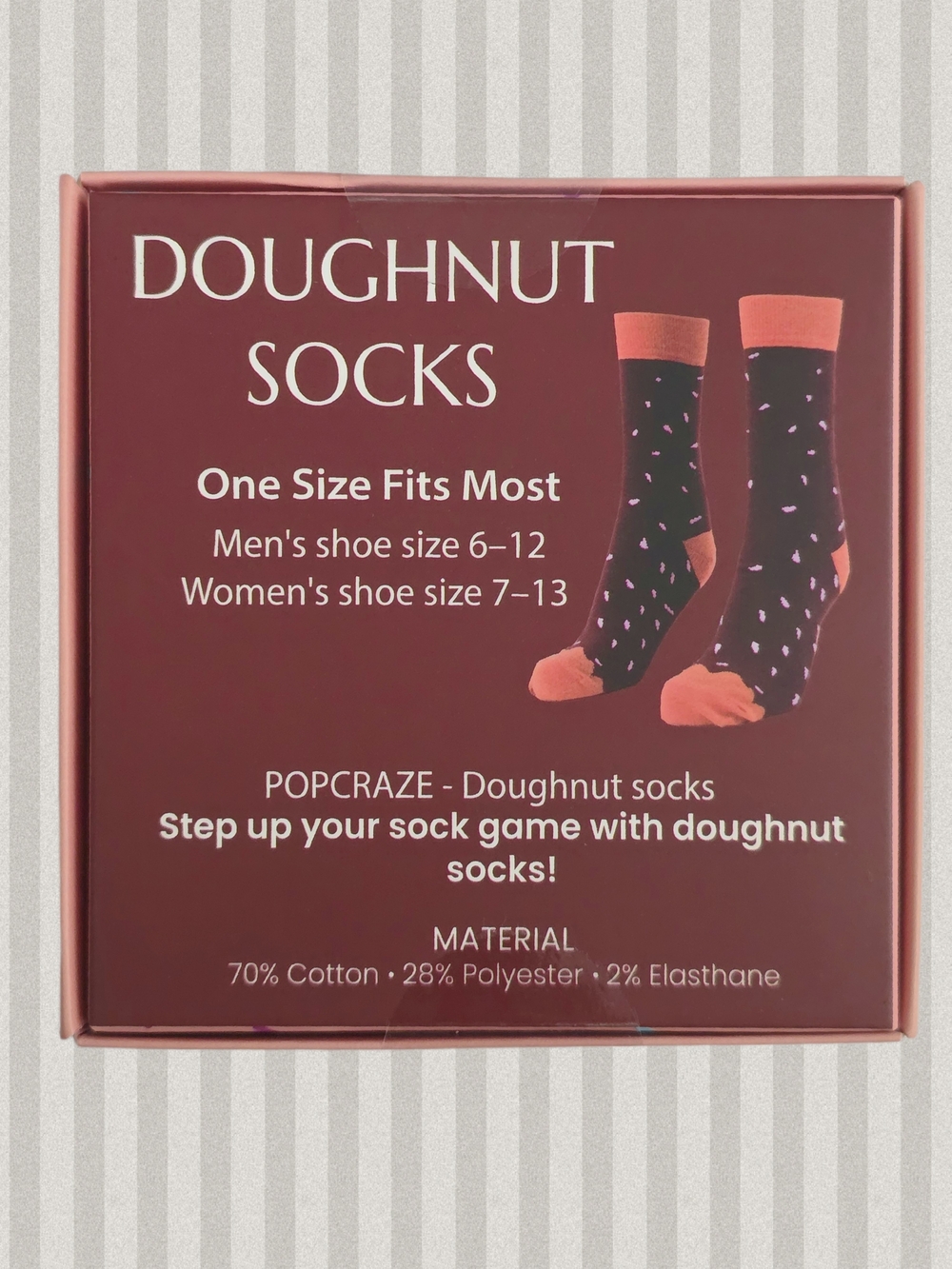 PopCraze - Doughnut Crew Socks - Pick 1 - Picture 5 of 5